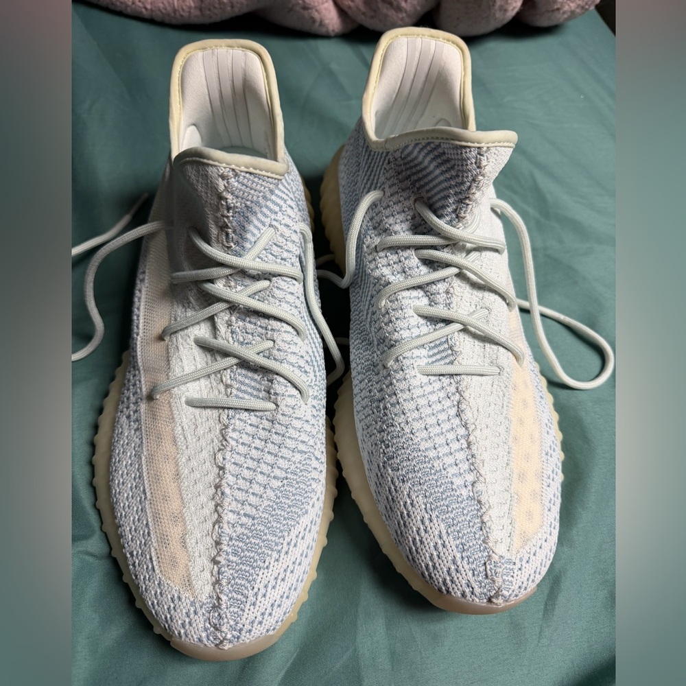 ADIDAS Like New YEEZY BOOST 350 V2 cloud white FW3043 AUTHENTIC size 13